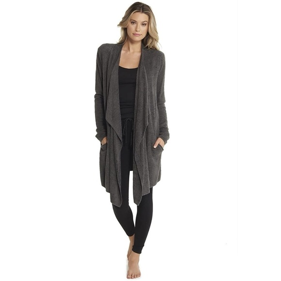Barefoot Dreams Tops - Barefoot Dreams Cozychic Lite Island Wrap - Graphite